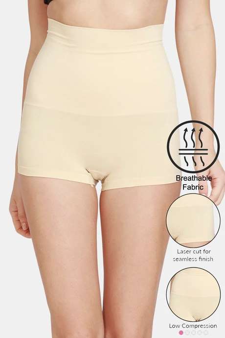 Zivame Tummy Control Midwaist Boyshort Panty - ZSWP0748 - Image 2